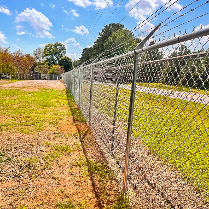 Durable chain link fence installation in Kennesaw, GA