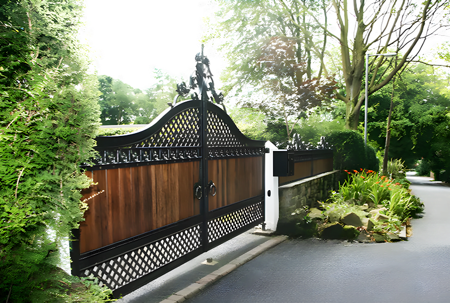 Driveway gate installation in Alpharetta, GA