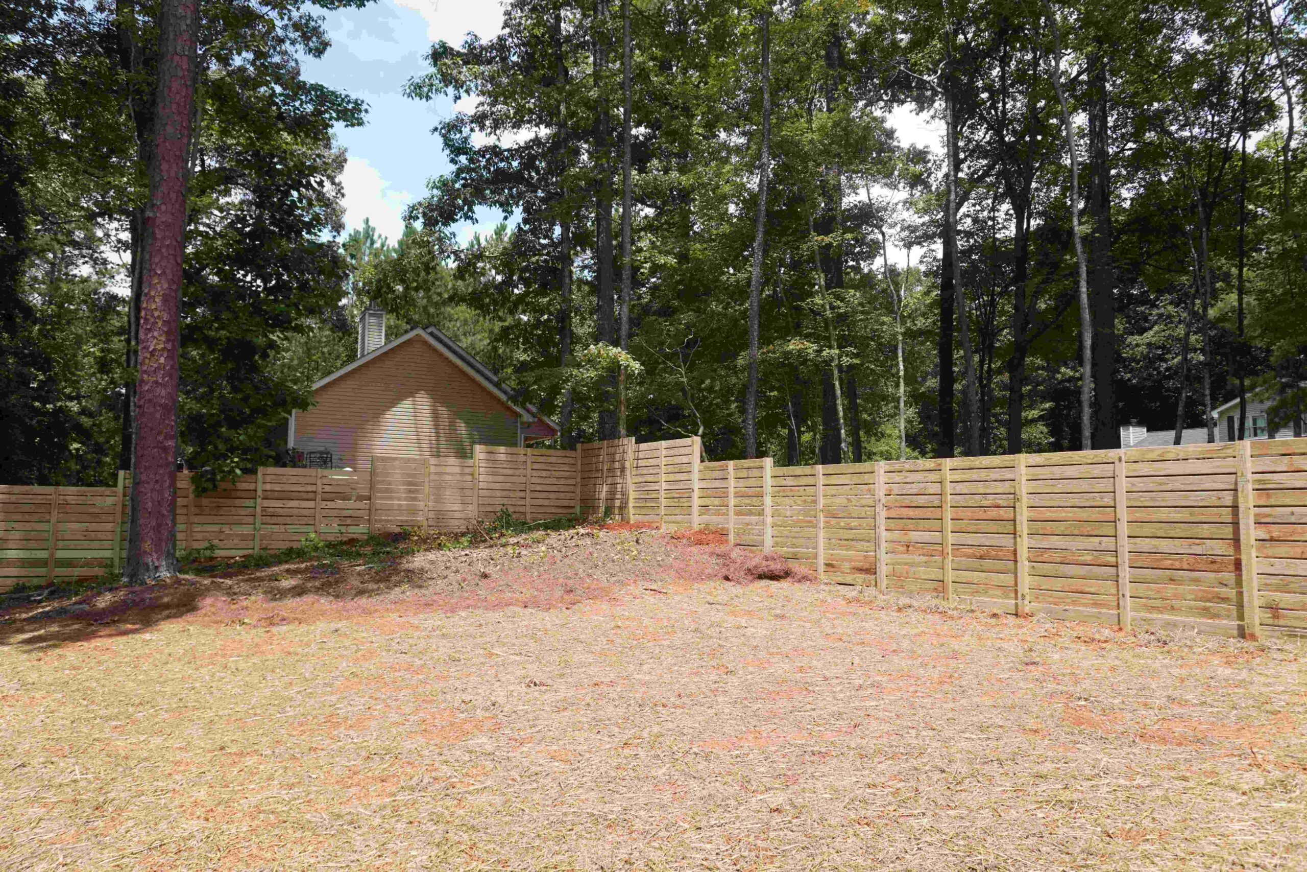 What Does a Step-Down Fence Look Like?